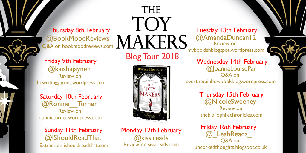 The Toy Makers Blog Tour poster