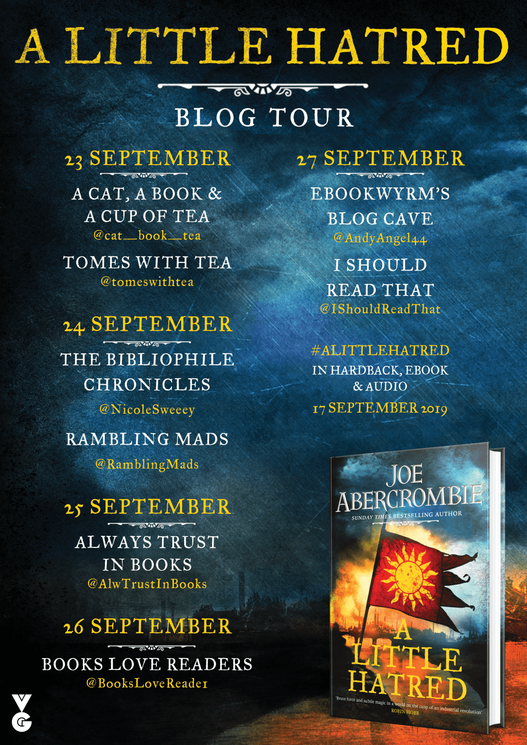 Blog Tour: A Little Hatred by Joe&nbsp;Abercrombie