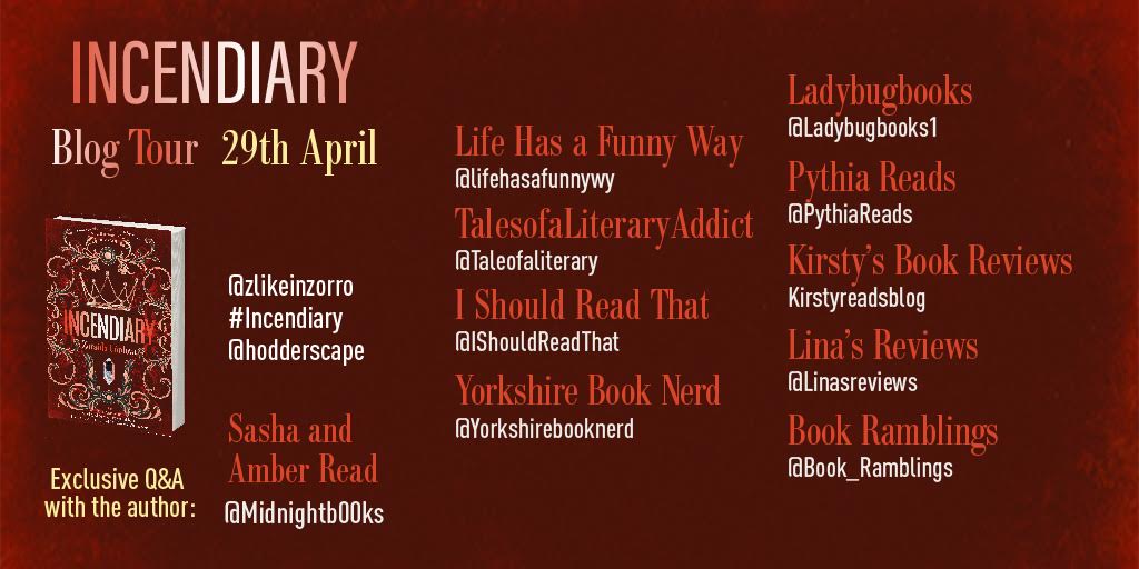 Blog Tour: Incendiary by Zoraida&nbsp;Cordova